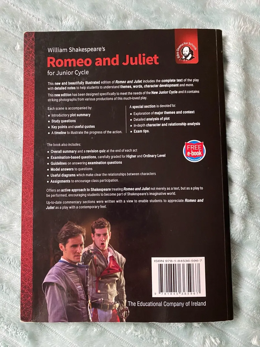 Junior cycle English Romeo and Juliet Textbook & - Image 4