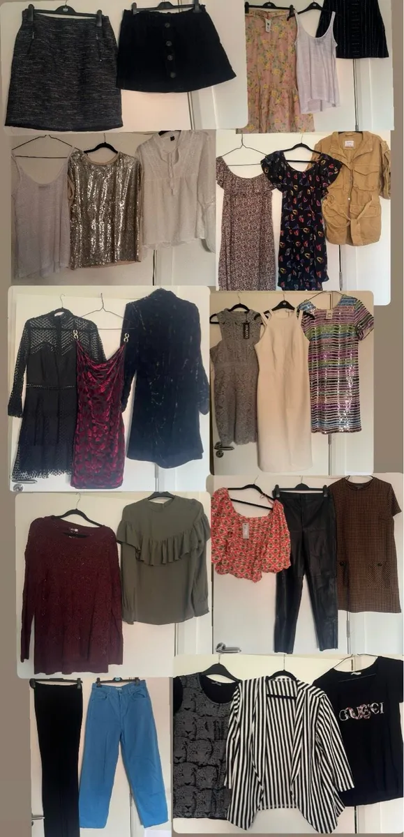 Women’s clothes size 12 bundle jeans tops skirts - Image 1