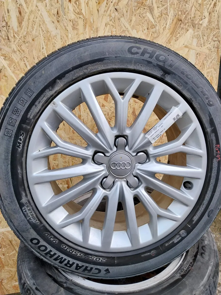2016 Audi A3 16" Alloy Wheels Set 205/55R16 - Image 1