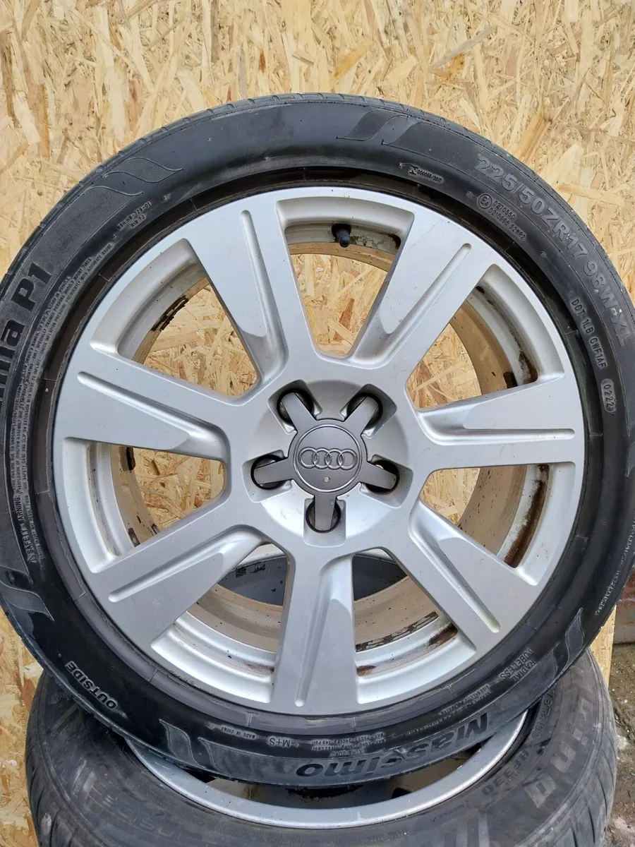 2011 Audi A6 17" Alloy Wheels Set 225/50R17 - Image 1
