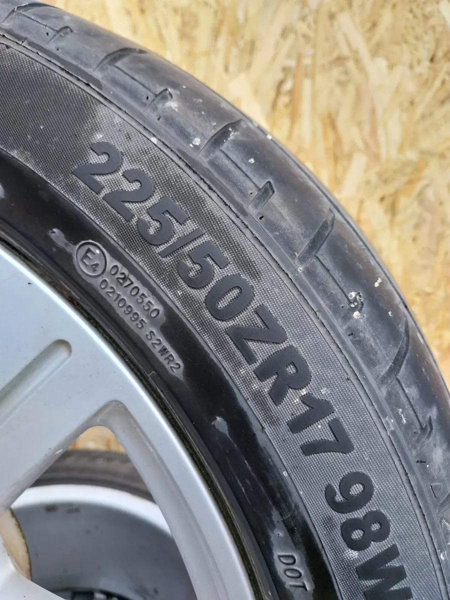 2011 Audi A6 17" Alloy Wheels Set 225/50R17 - Image 2