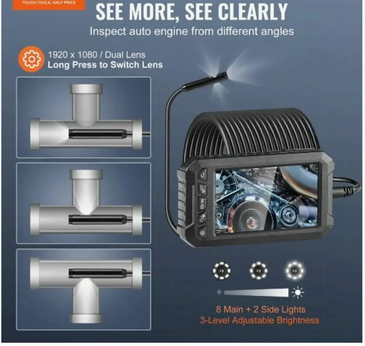 Endoscope Camera with Lights Triple - Image 2