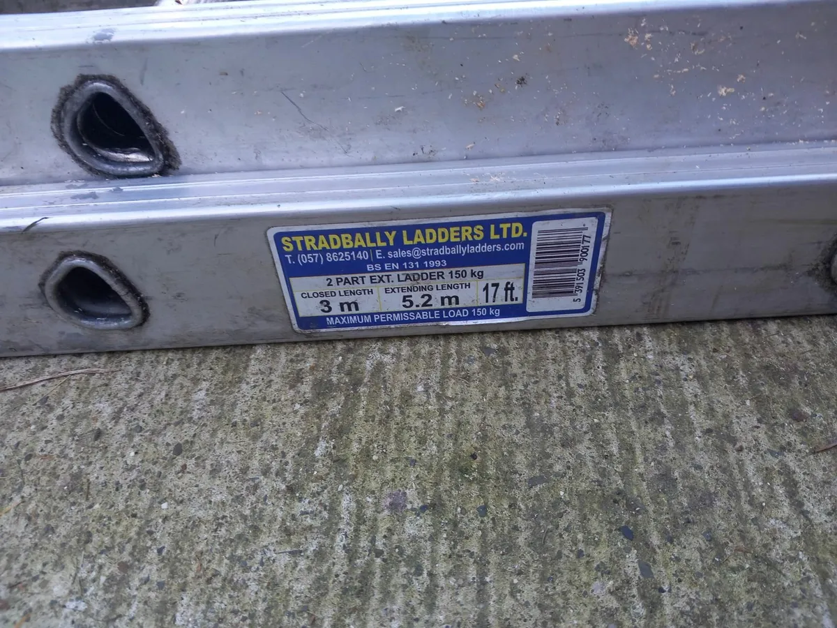 Stradbally ladder 17ft - Image 1