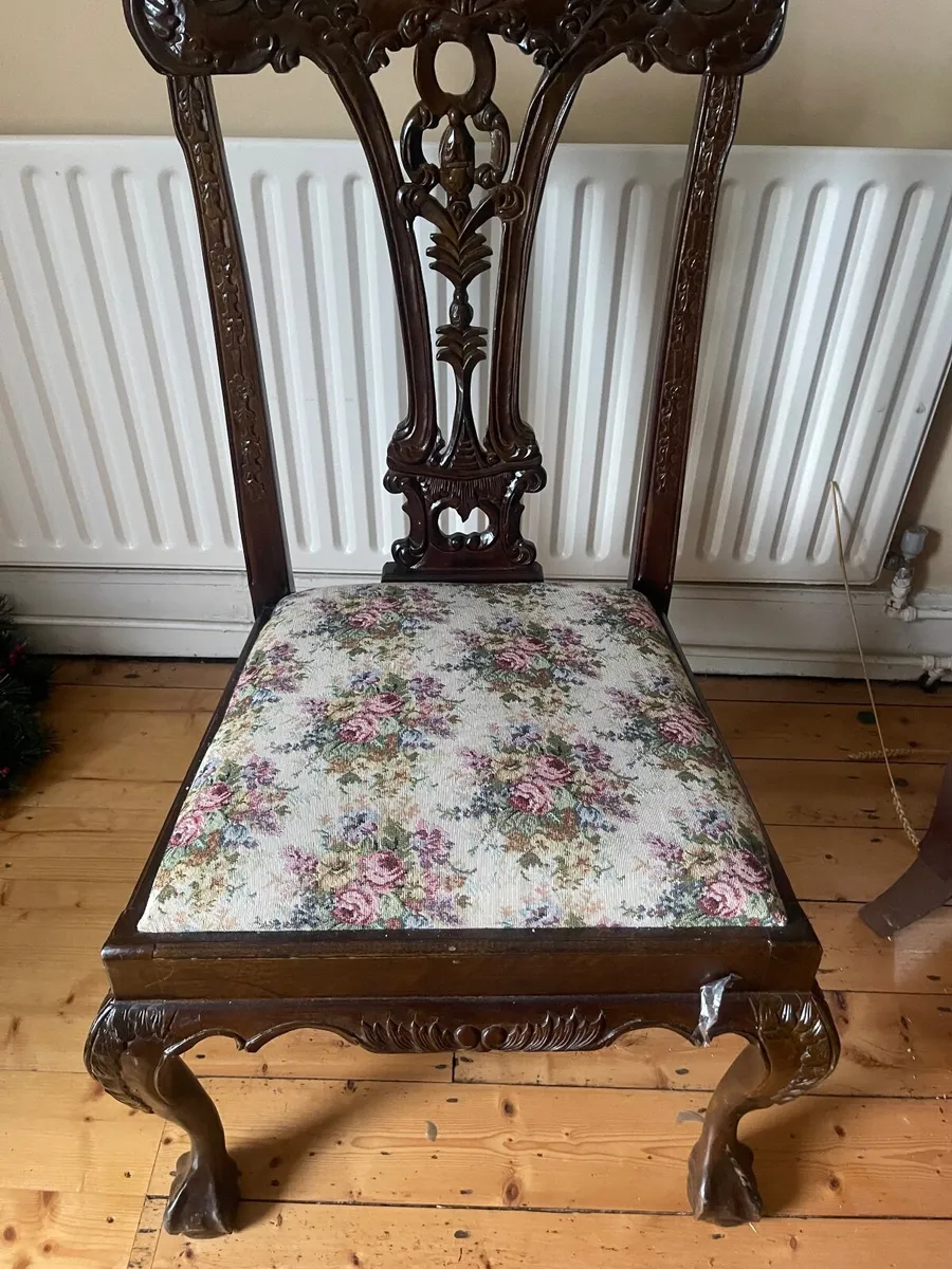 Antique ornate chair - Image 2