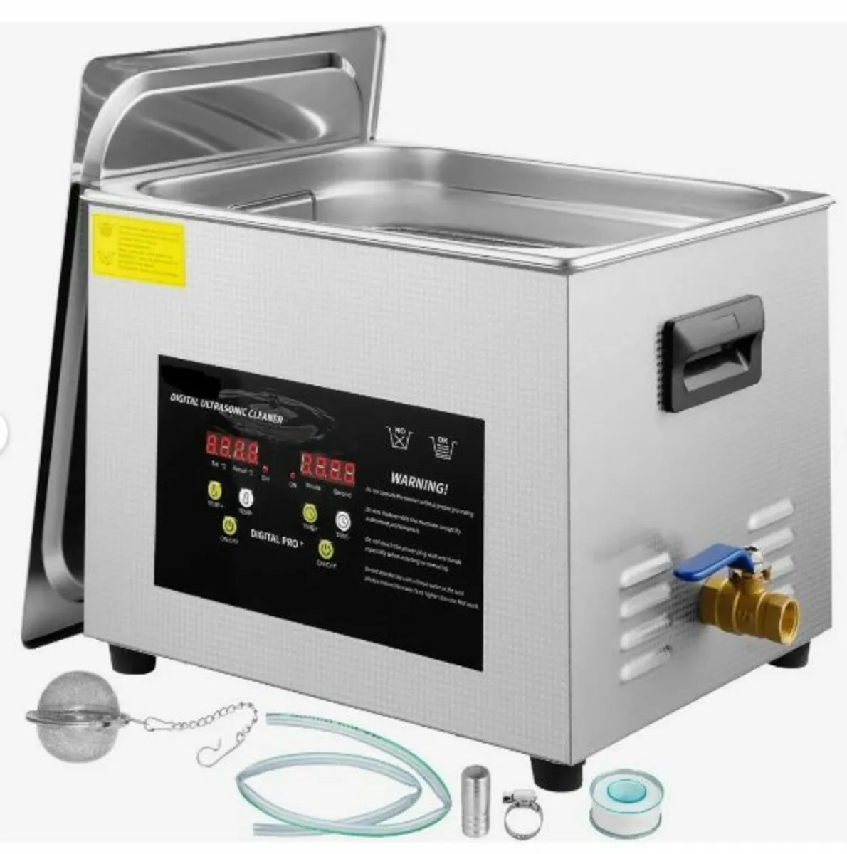 15L Digital Ultrasonic Cleaner Heater Timer 600W - Image 1