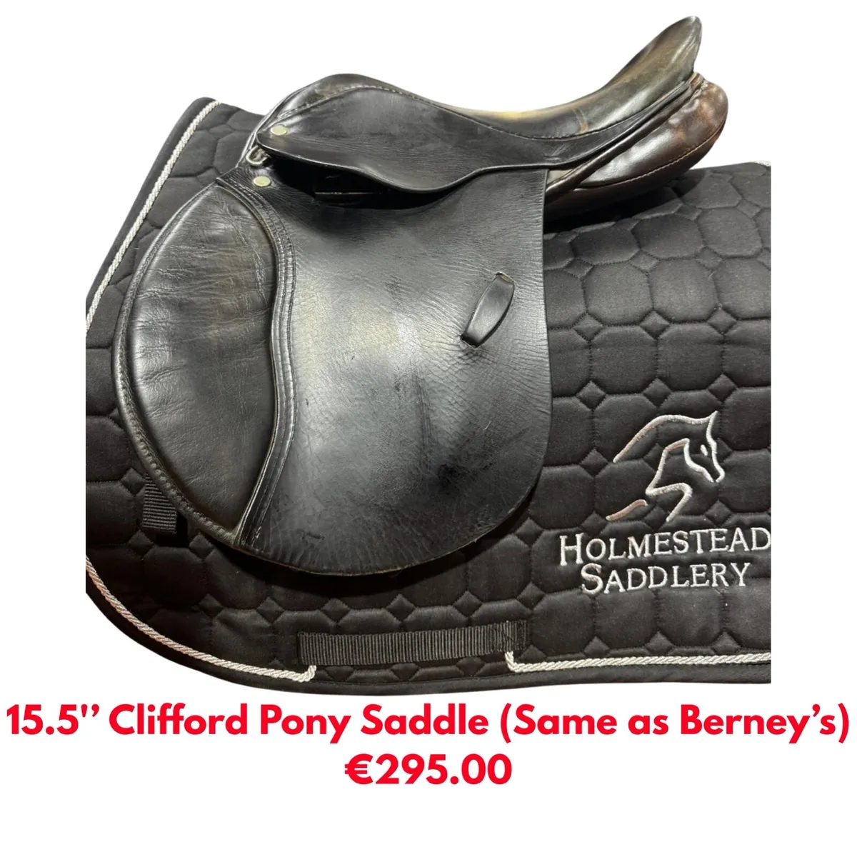15.5” PONY SADDLE  SAME AS BERNEY BROS ‼️ - Image 1