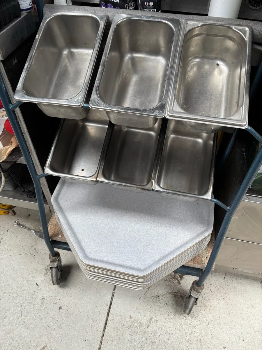 Stainless Plate Warmer Condiment set - Image 3