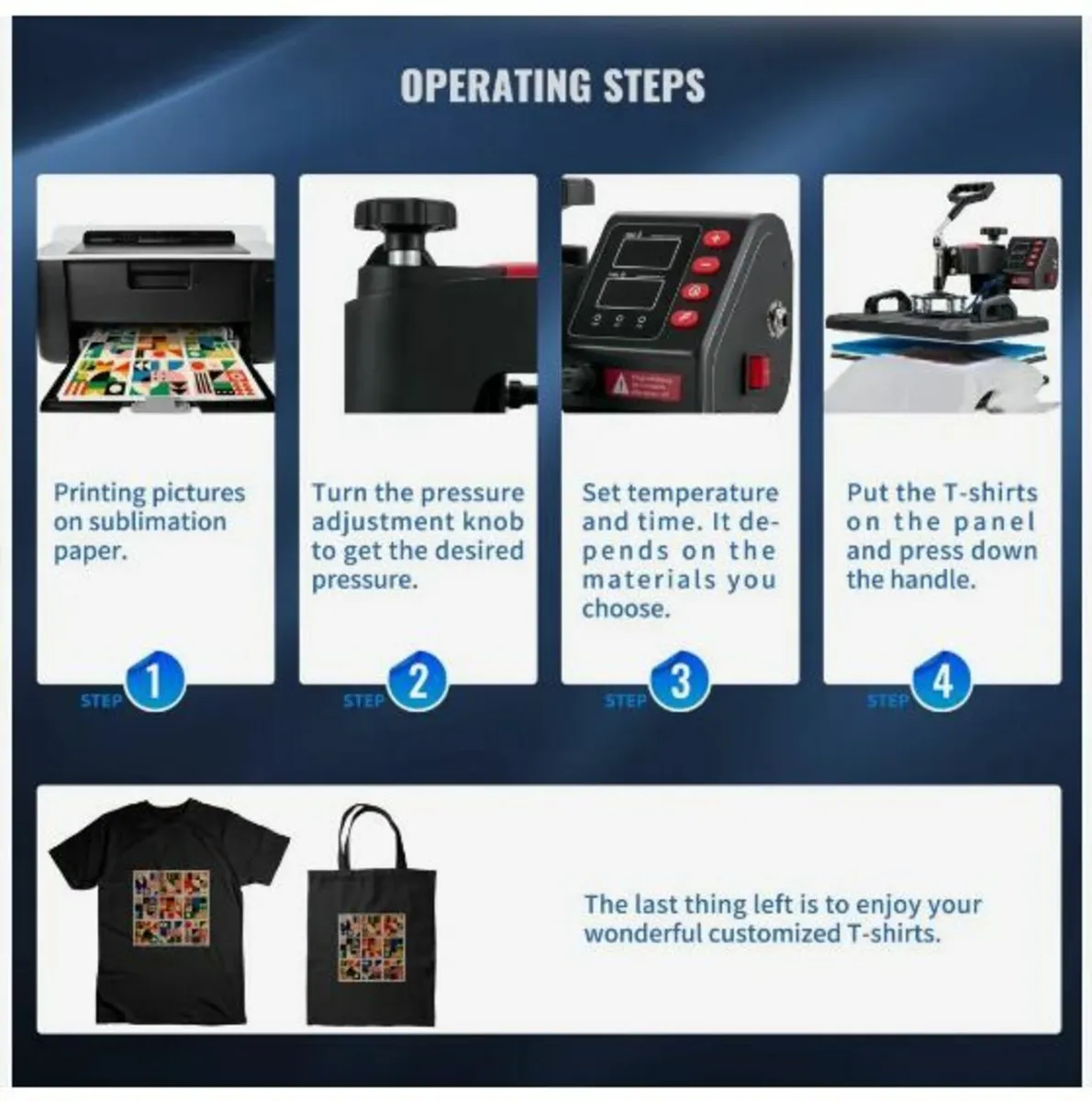 Heat Press, 5 in 1 Heat Press Machine - Image 2