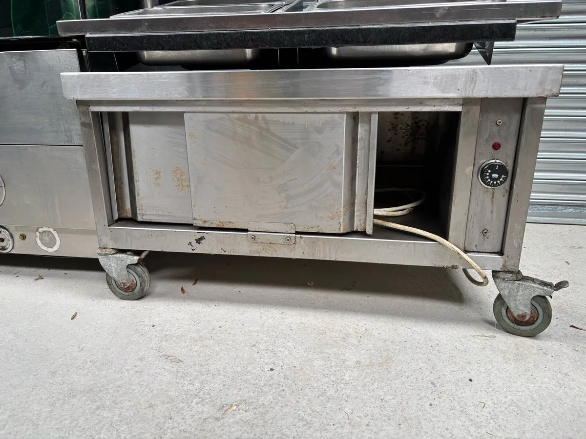 Stainless Plate Warmer Condiment set - Image 1