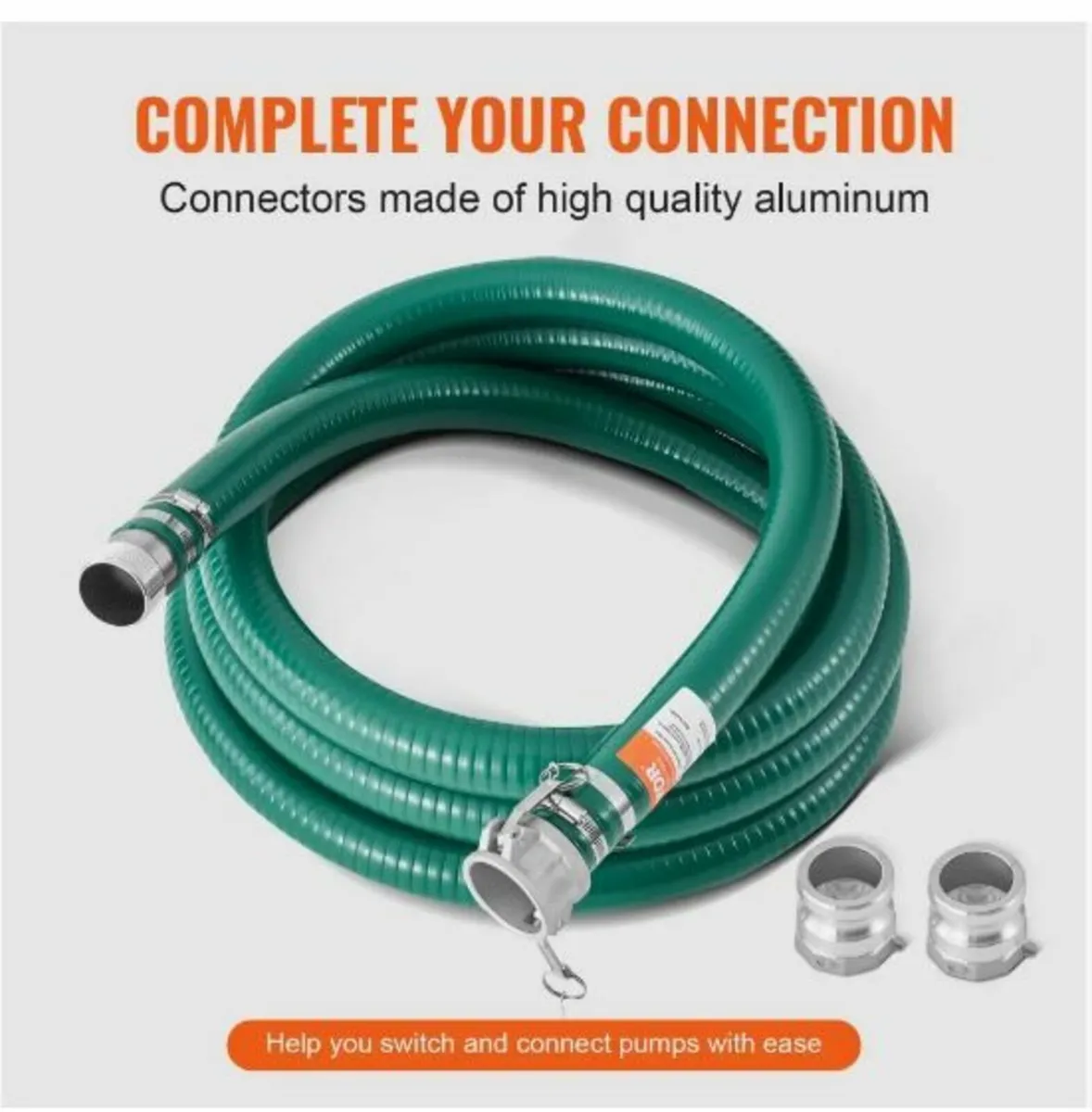 Suction Hose 2 in x 20 ft Green High Quality - Image 4