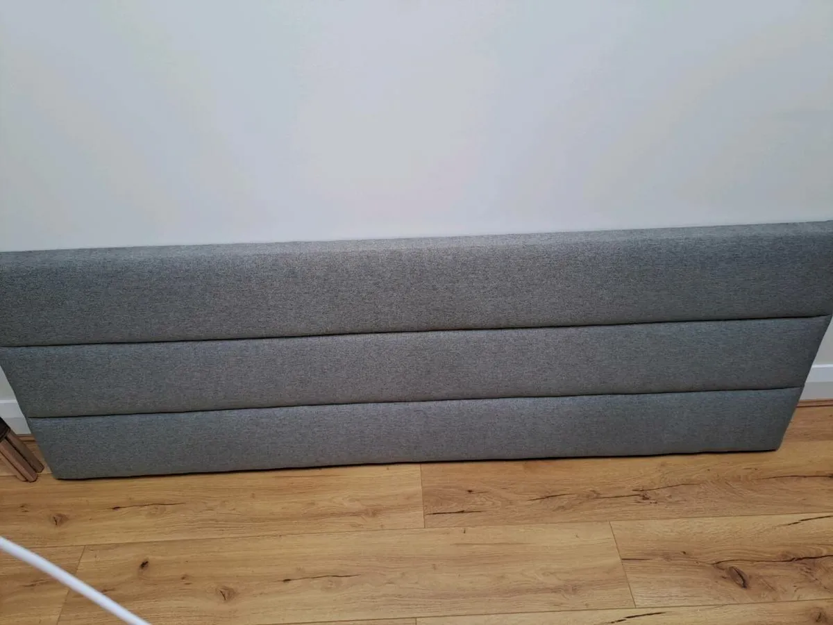 Irish made linen 6ft headboard - Image 1