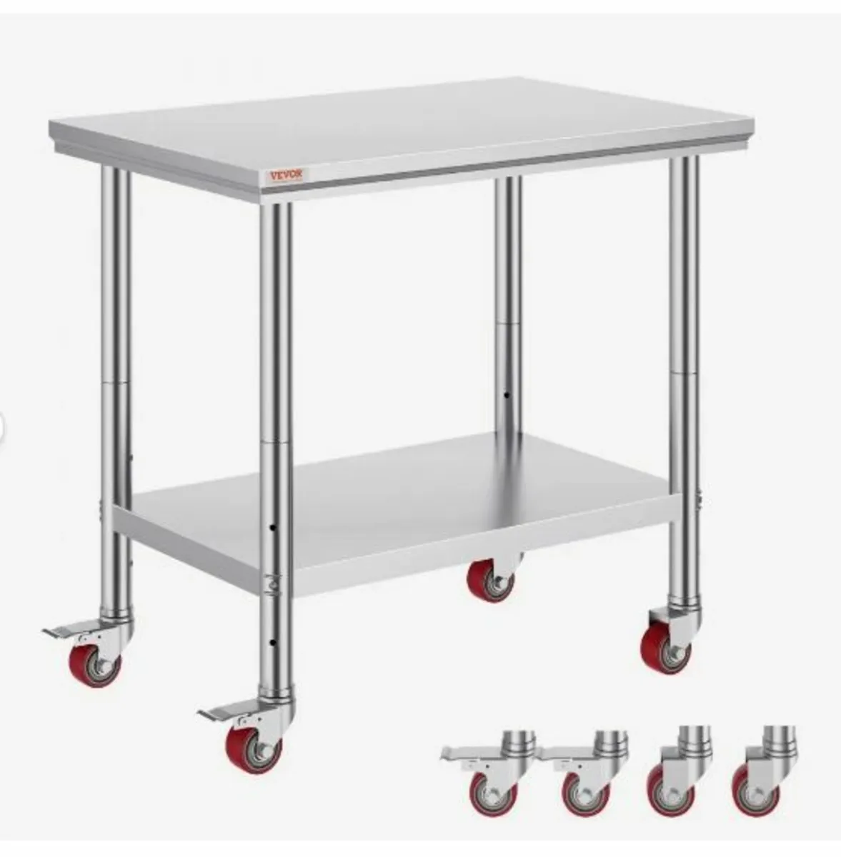 Stainless Steel Catering Work Table - Image 2