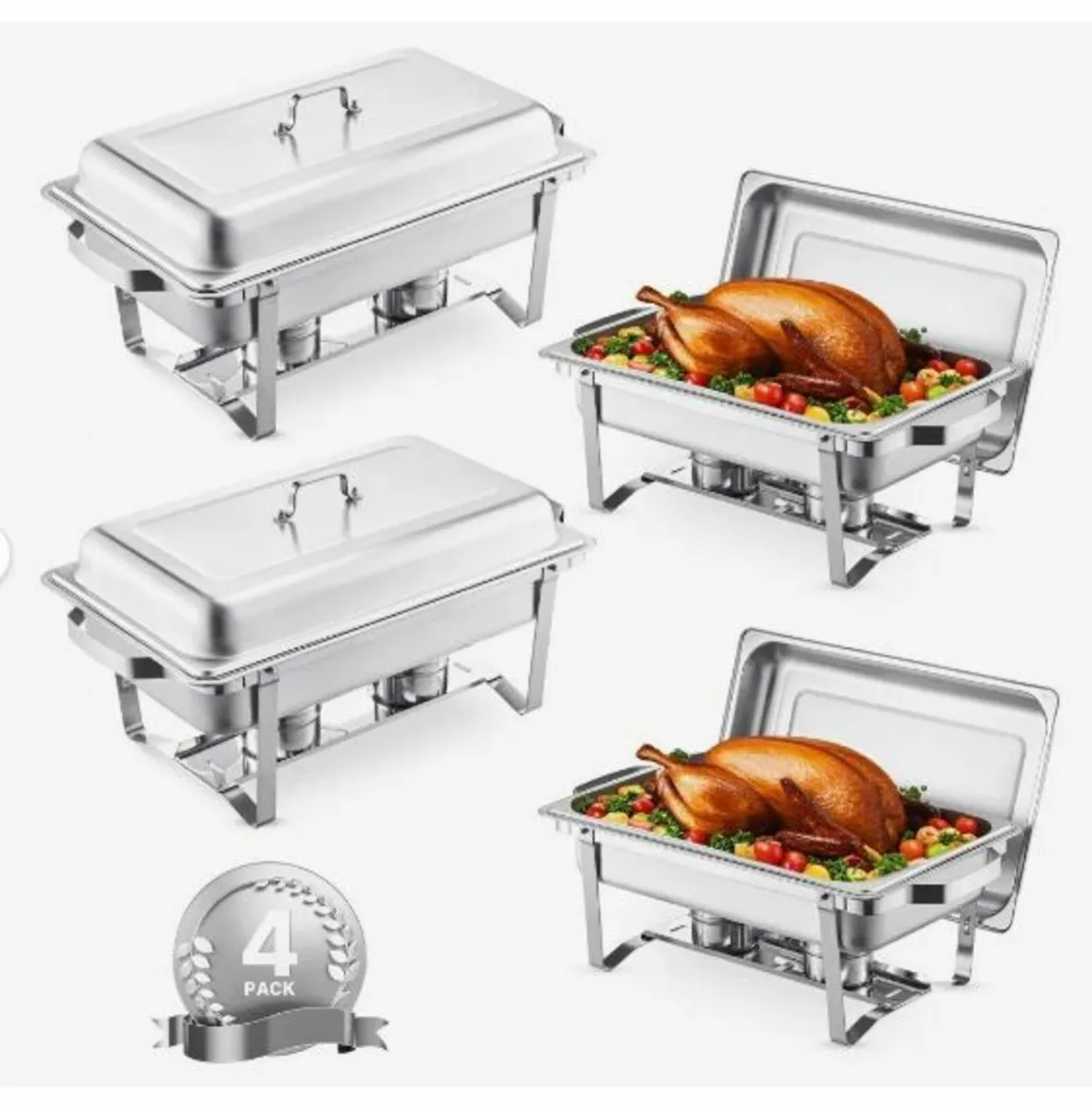 Chafing Dish Buffet Set 4 Pieces - Image 1
