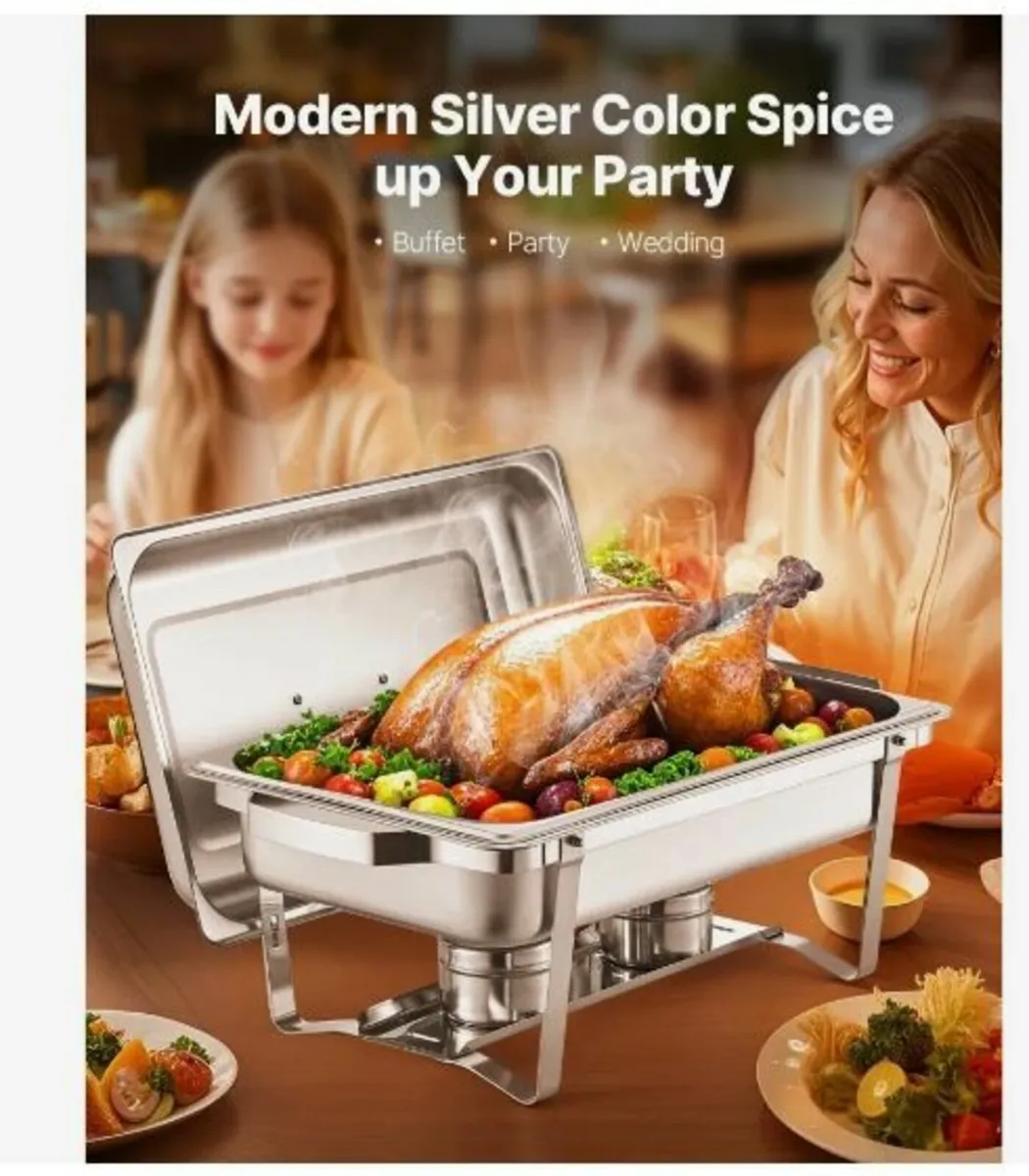 Chafing Dish Buffet Set 4 Pieces - Image 3