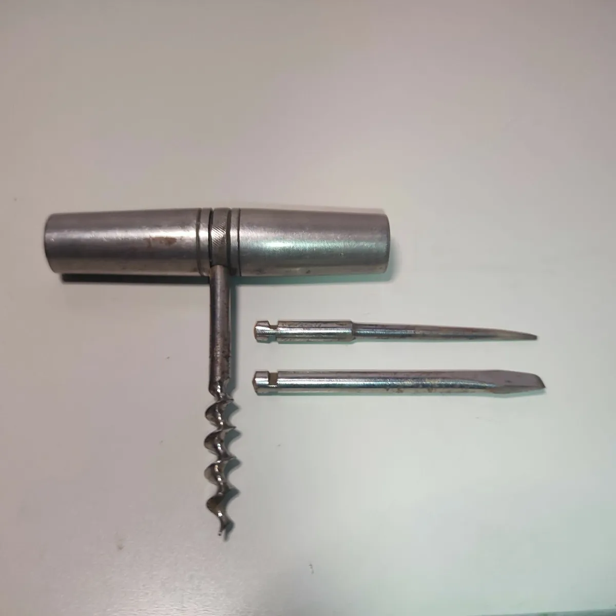 Vintage Multi Function Pocket Tool + 3 attachments - Image 2