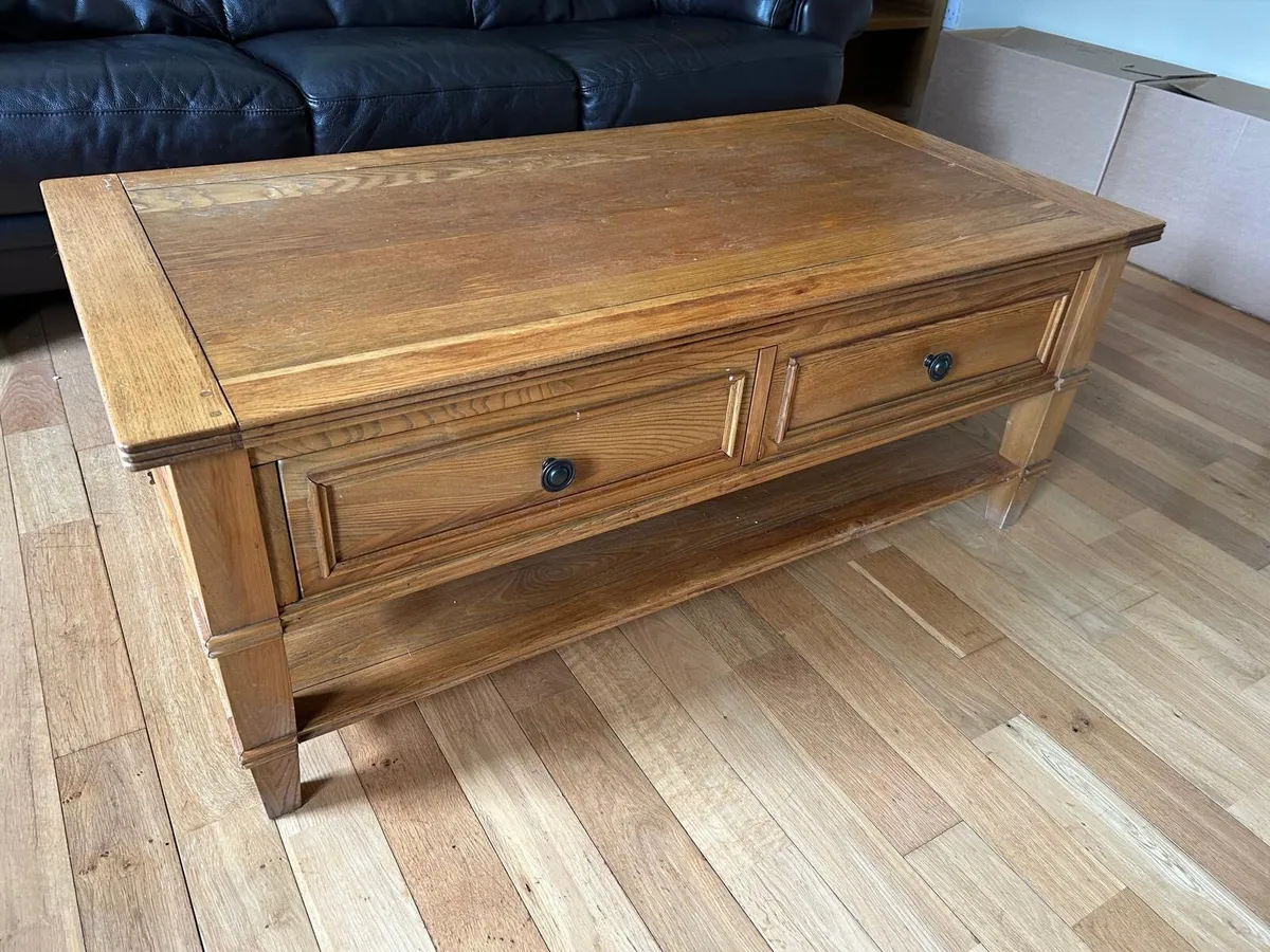 Oak living room furniture - Image 1