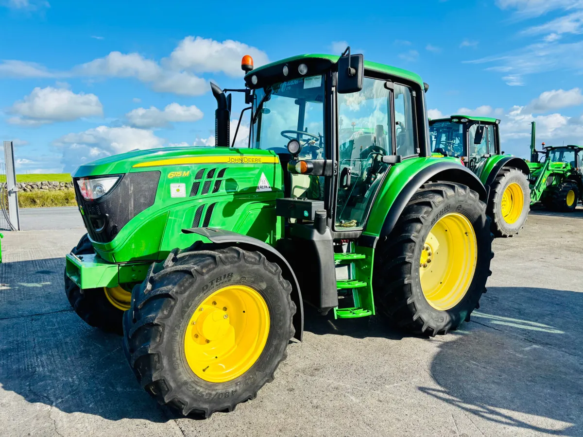 John Deere 6115M Mint Tractor - Image 1