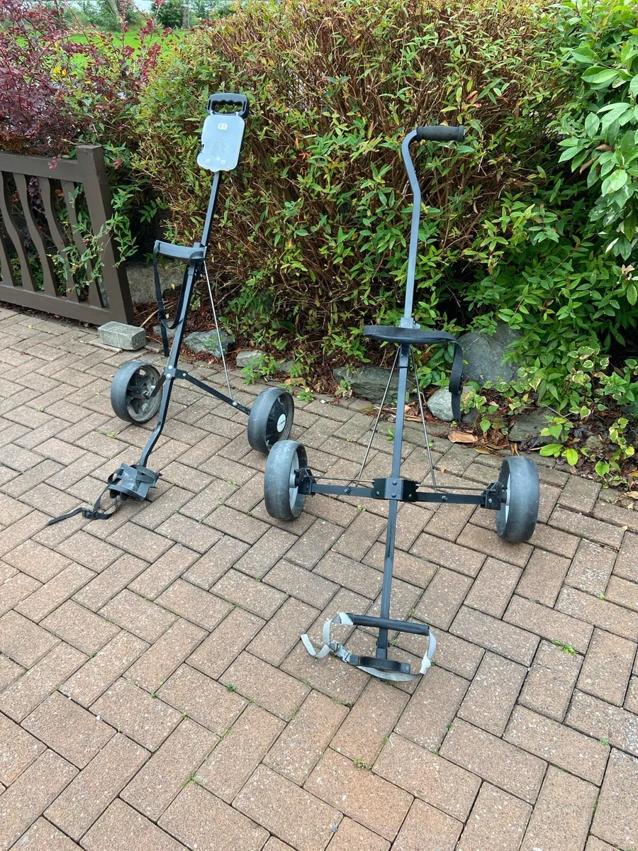 Golf.   Trolleys