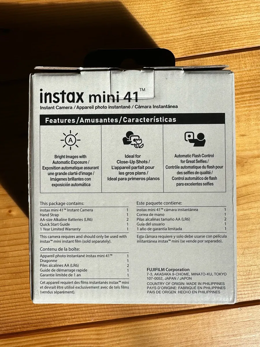 Instax mini 41 Camera never used - Image 4