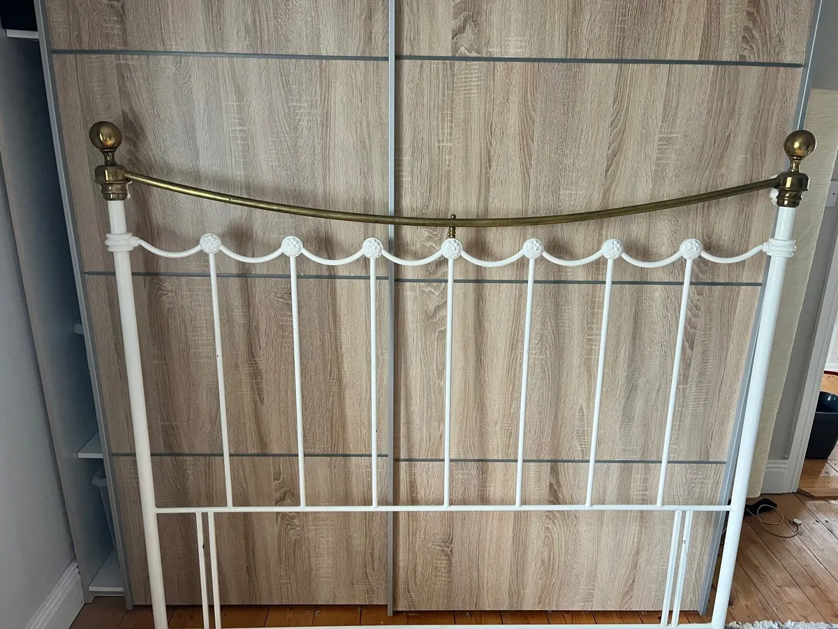 Cast iron bed frame FREE