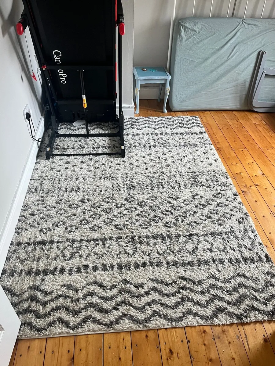 Cream scandi Nordic shaggy Kukoon rug - Image 3
