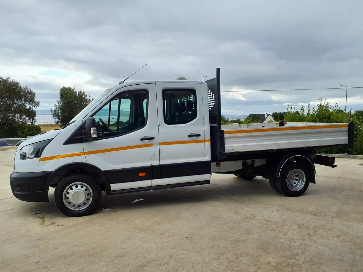 2021 Ford Transit Crew Cab Tipper Twin Wheel - Image 2