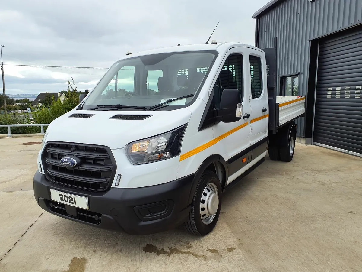2021 Ford Transit Crew Cab Tipper Twin Wheel - Image 3