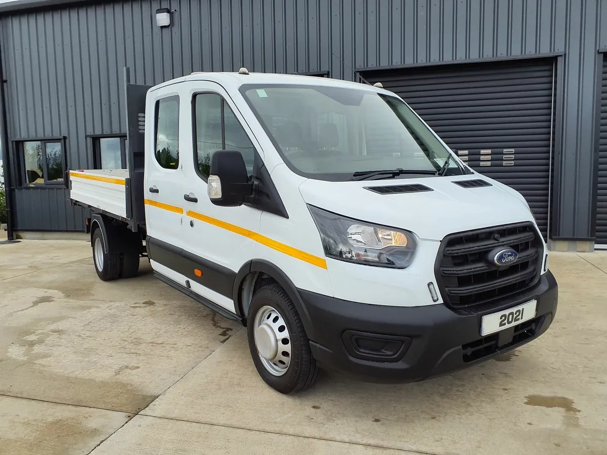 2021 Ford Transit Crew Cab Tipper Twin Wheel - Image 4