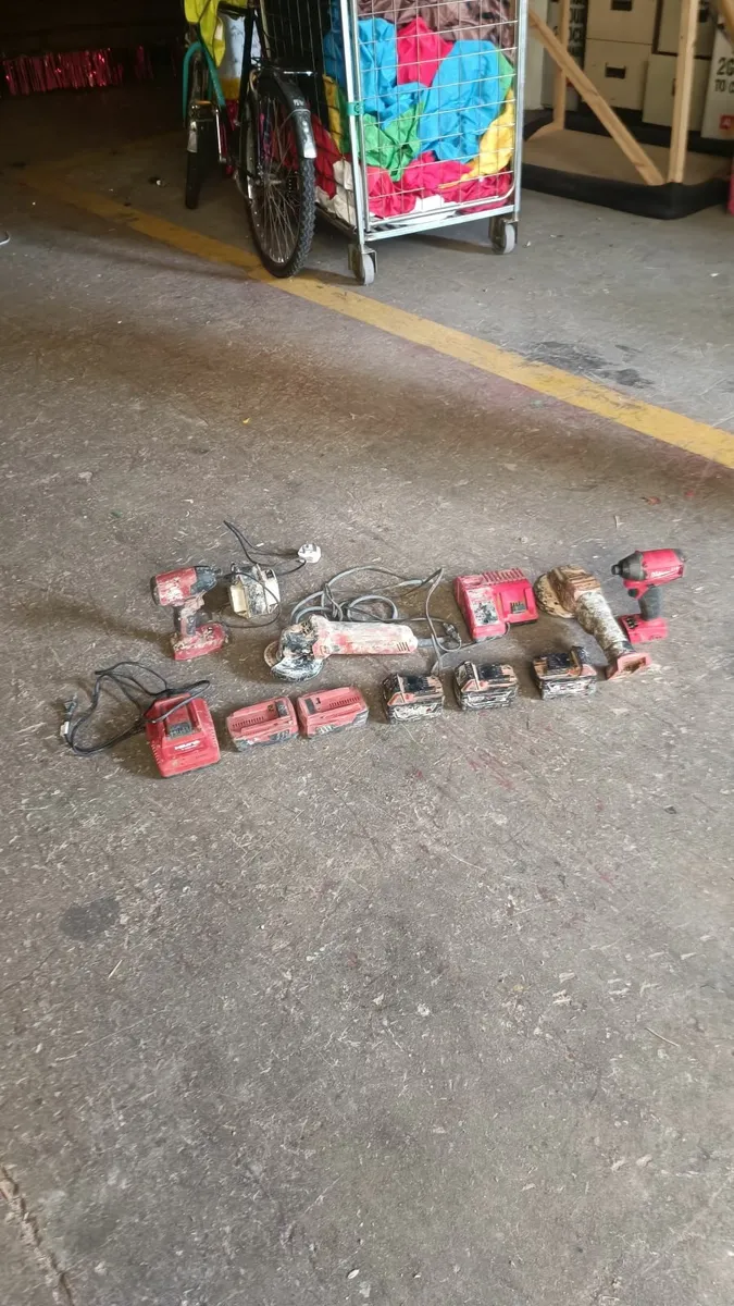 Battery powered drills and grinder - Image 2