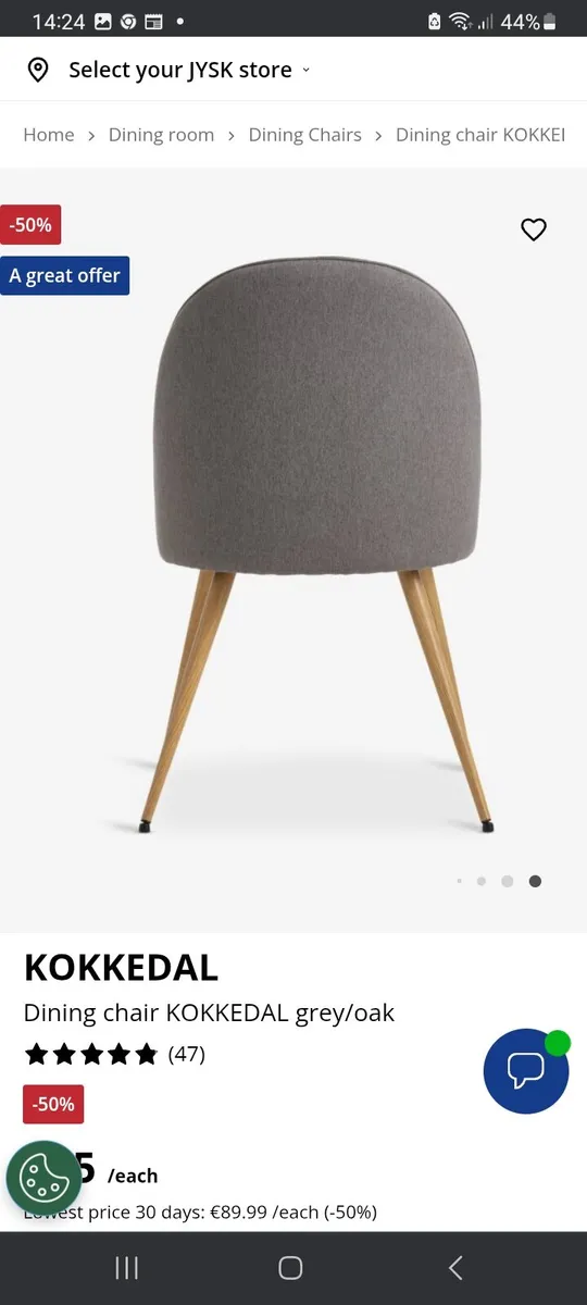 DINING CHAIRS X2 (UNUSED) - Image 4