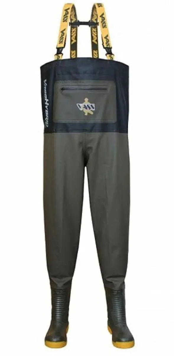 Vass Unisex Hybrid 700 Chest Waders (Khaki) - Image 1