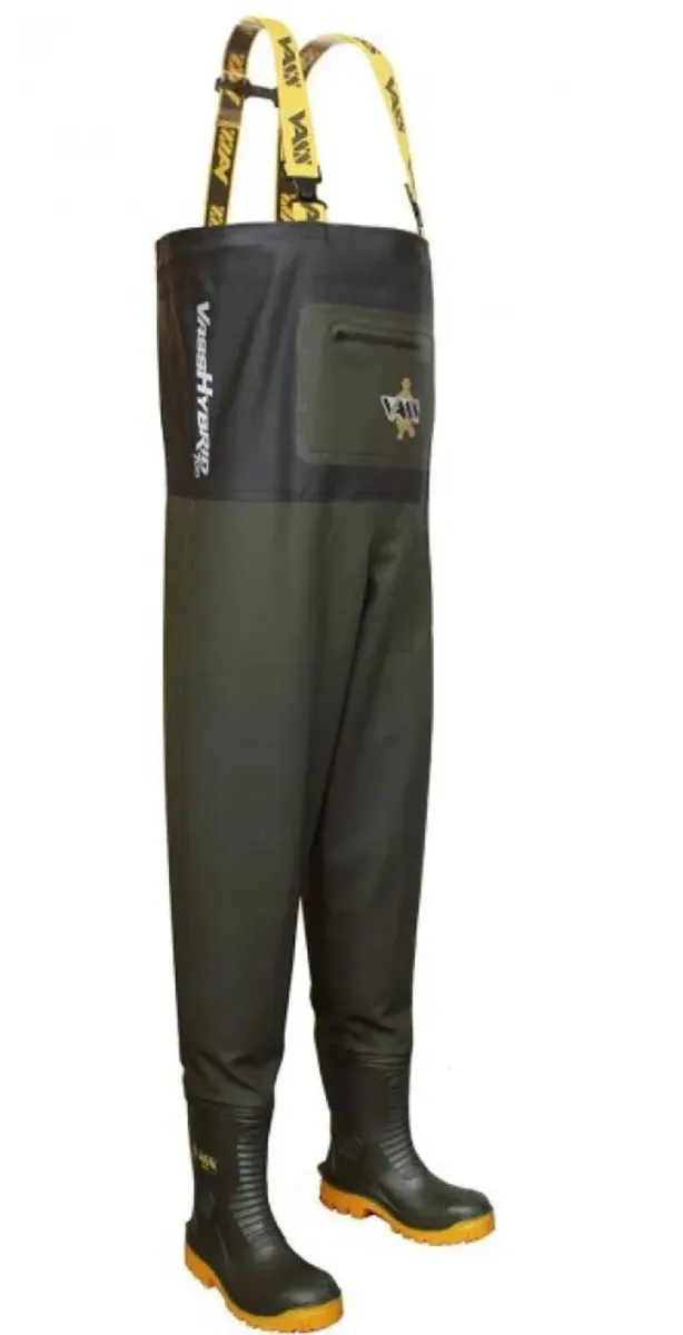 Vass Unisex Hybrid 700 Chest Waders (Khaki) - Image 4