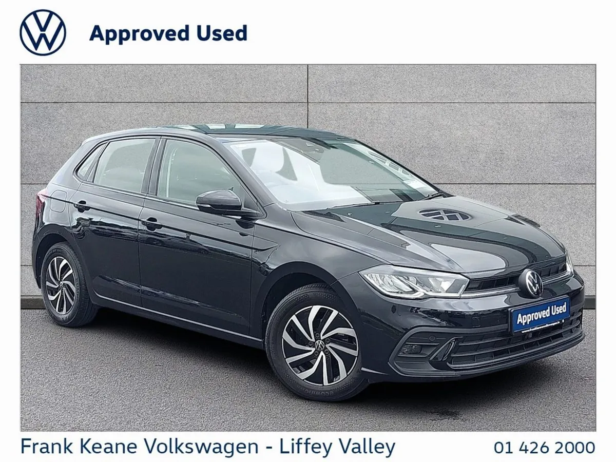 Volkswagen Polo Life 1.0tsi 95bhp  deep Black Pea - Image 1