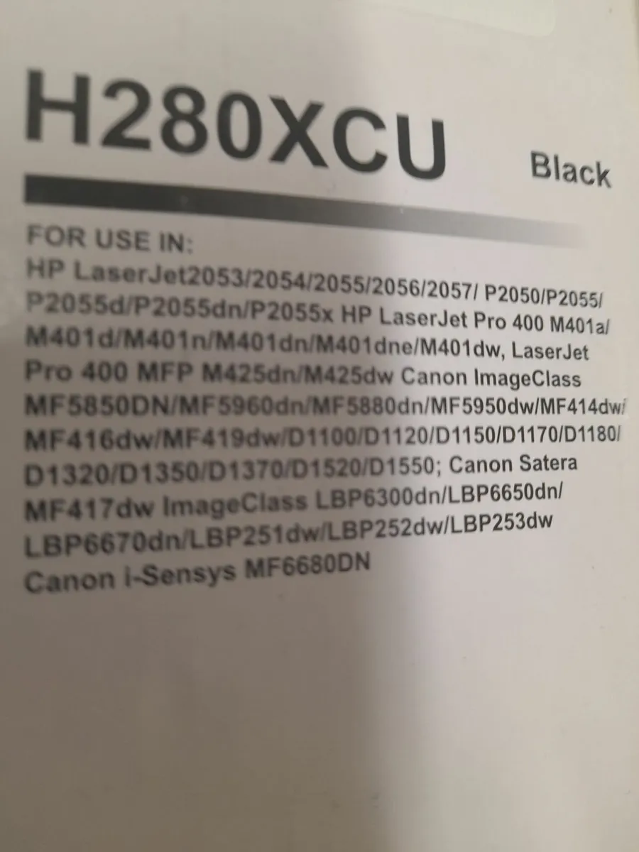 Cartridge Laser Toner H280XCU - Image 2