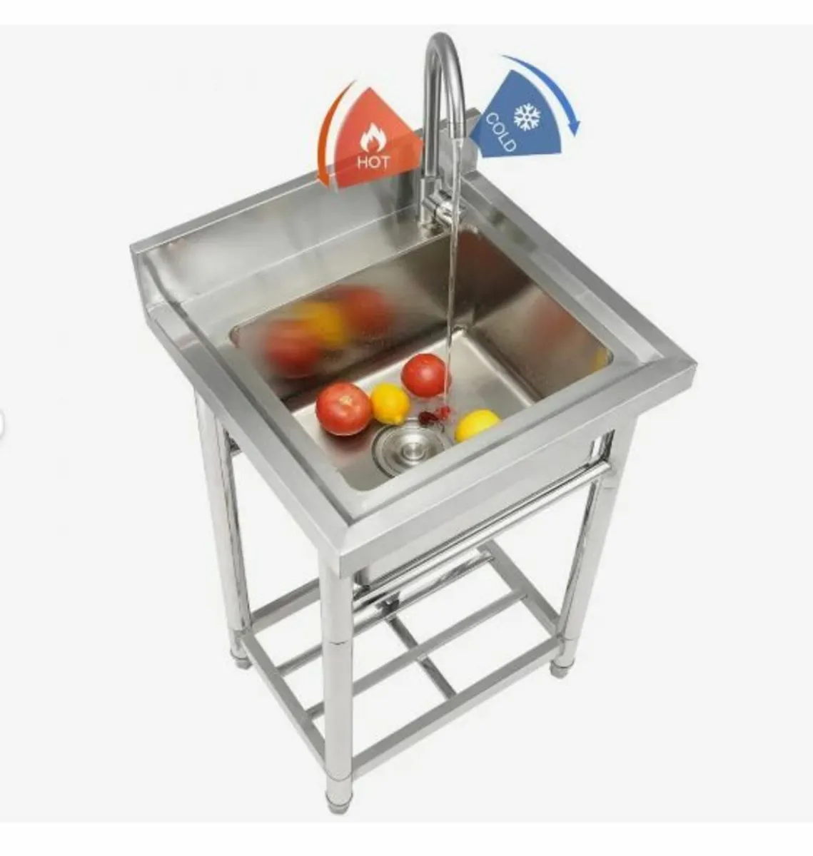 Stainless Steel Utility Sink - Image 1