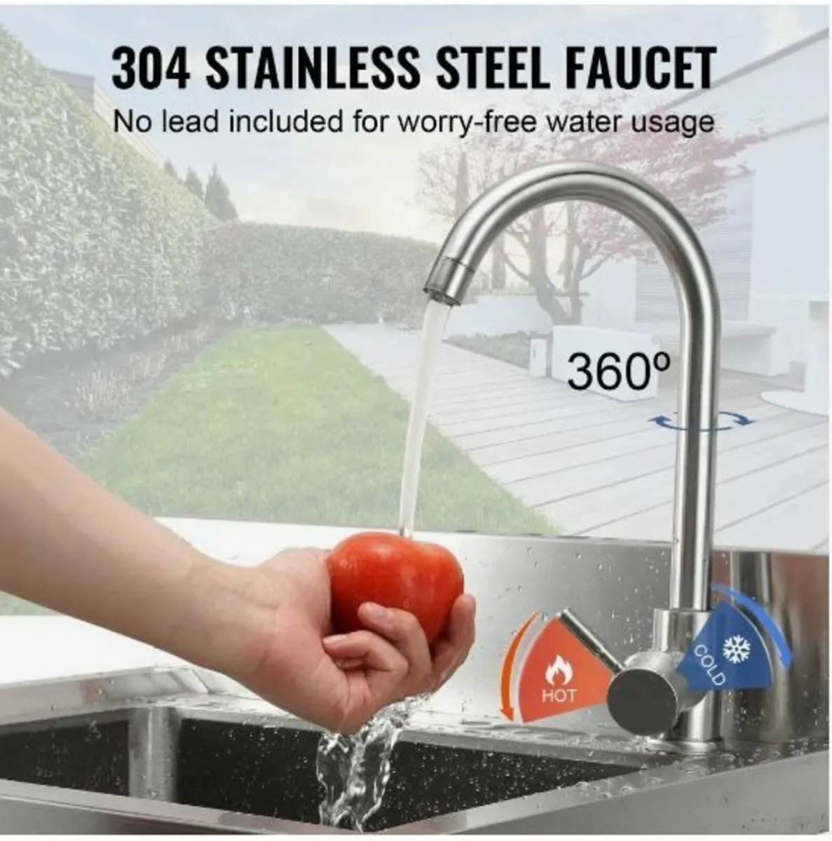 Stainless Steel Utility Sink - Image 4