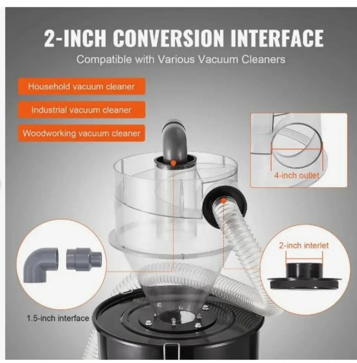 Cyclone Dust Separator w/ Tank - Image 4