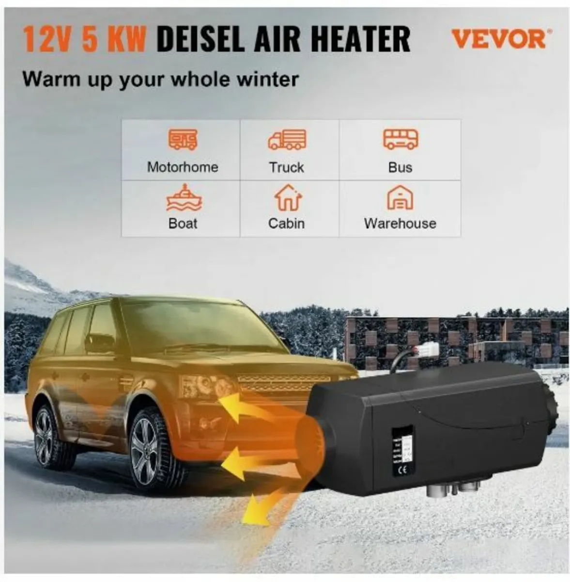 Diesel Heater 5KW 12V Diesel Parking Heater - Image 3