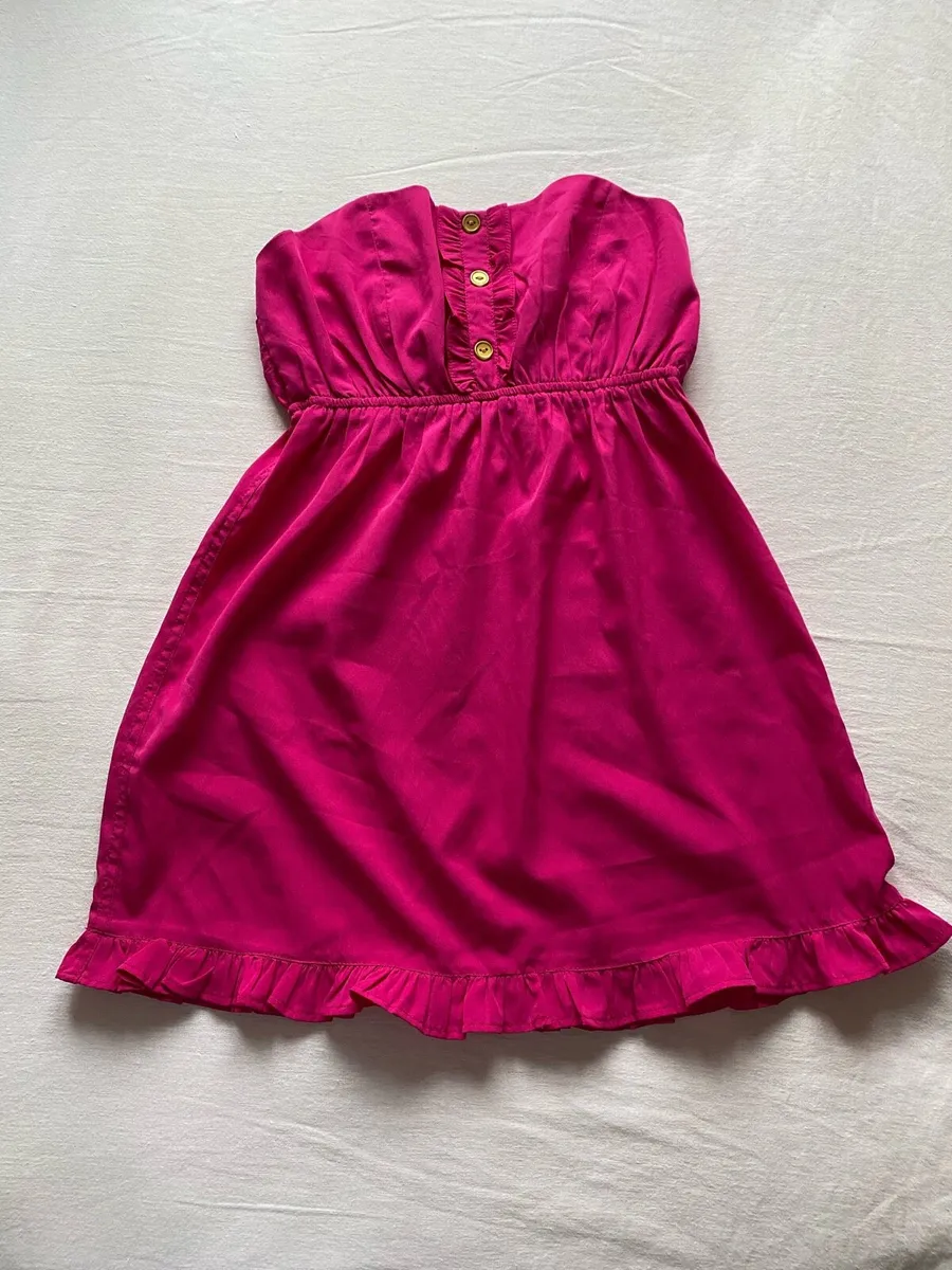 Women’s Fuchsia Strapless Elegant Top - Image 1