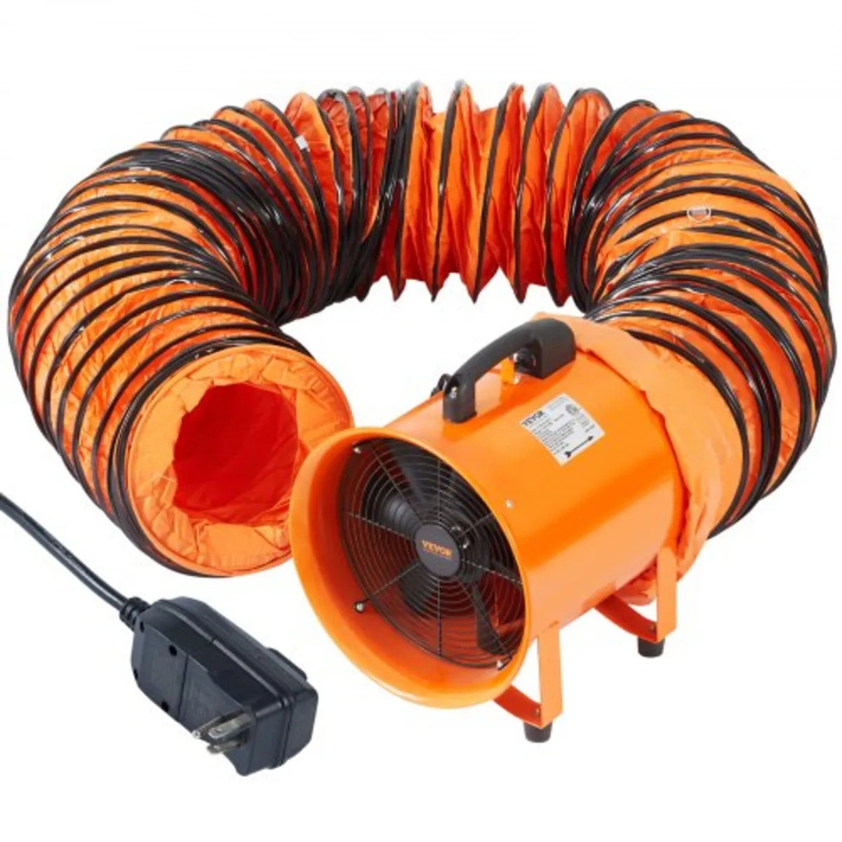 406.4m Extractor Fan Blower Portable 5m Duct Hose
