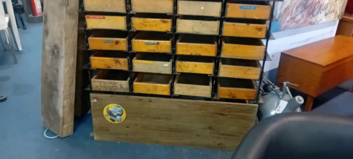 Set Of Vintage Engineers Drawers - Image 1