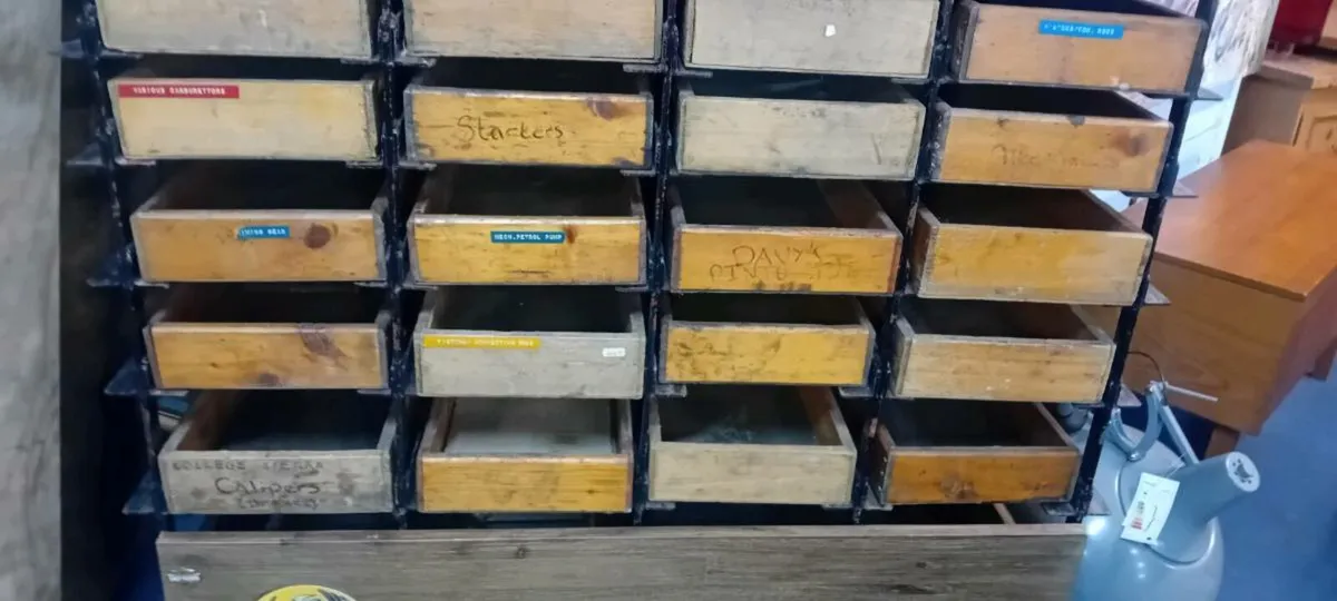 Set Of Vintage Engineers Drawers - Image 2