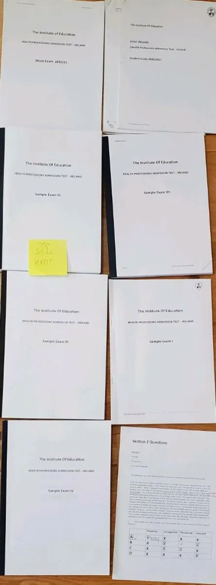 HPAT study notes and exam paper - Image 2