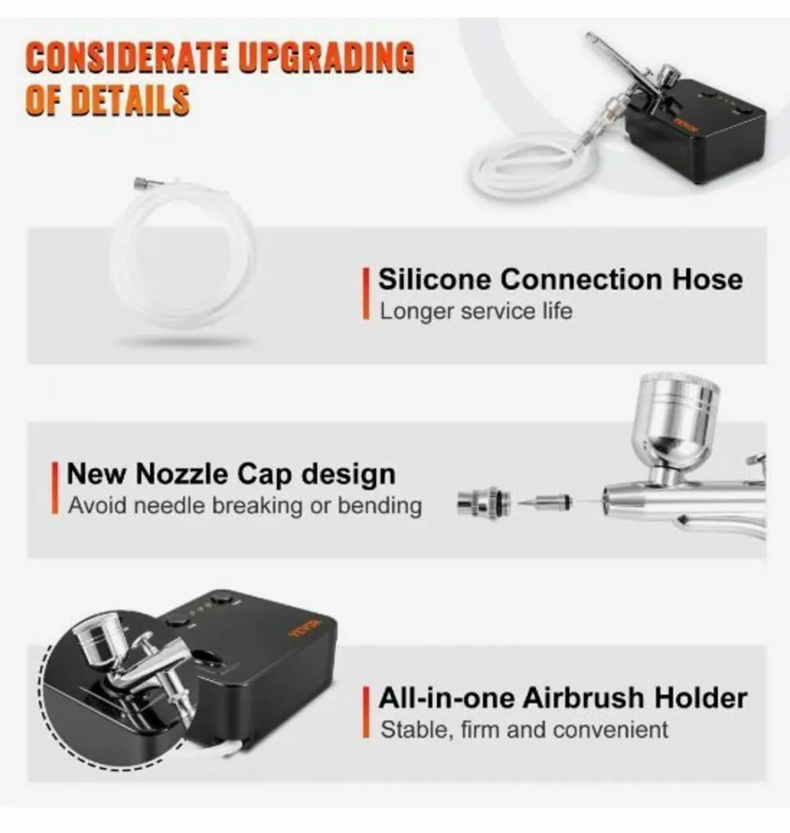 Airbrush Kit, Portable Airbrush Set - Image 3