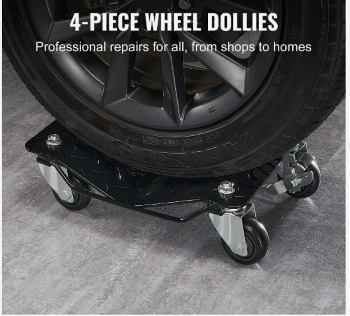 Car Dolly Wheel Tire Dolly 4 PCS Heavy Duty - Image 2