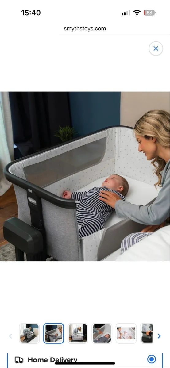 Baby Elegance Co-Glide Electric Bedside Crib - Image 2
