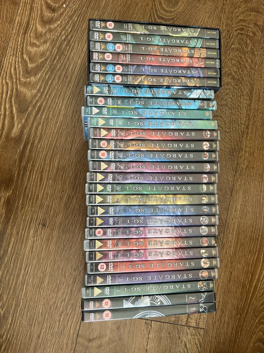 Large Collection of Stargate SG1 DvDs