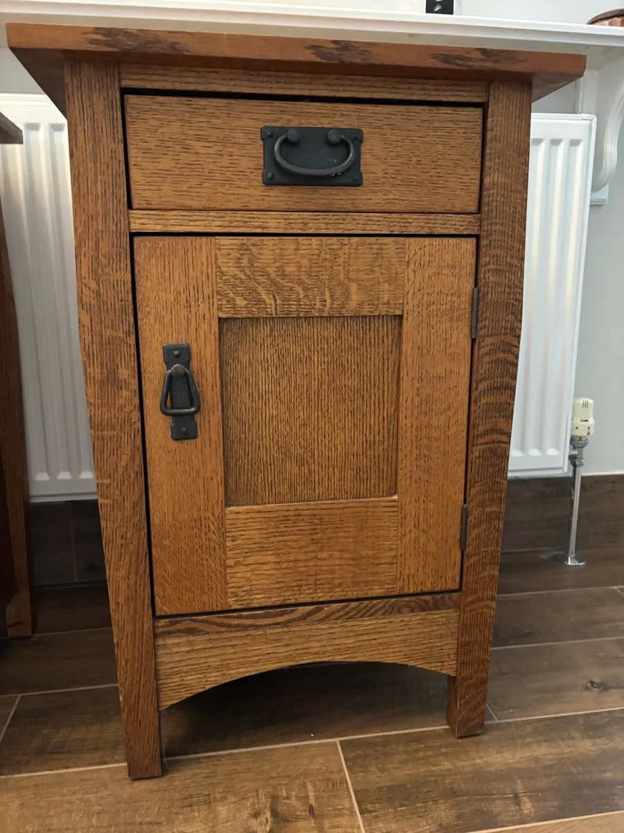Solid oak Bedside tables - Image 2