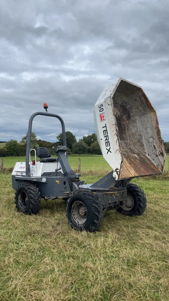 TEREX 3 ton swivel tip dumper - Image 1