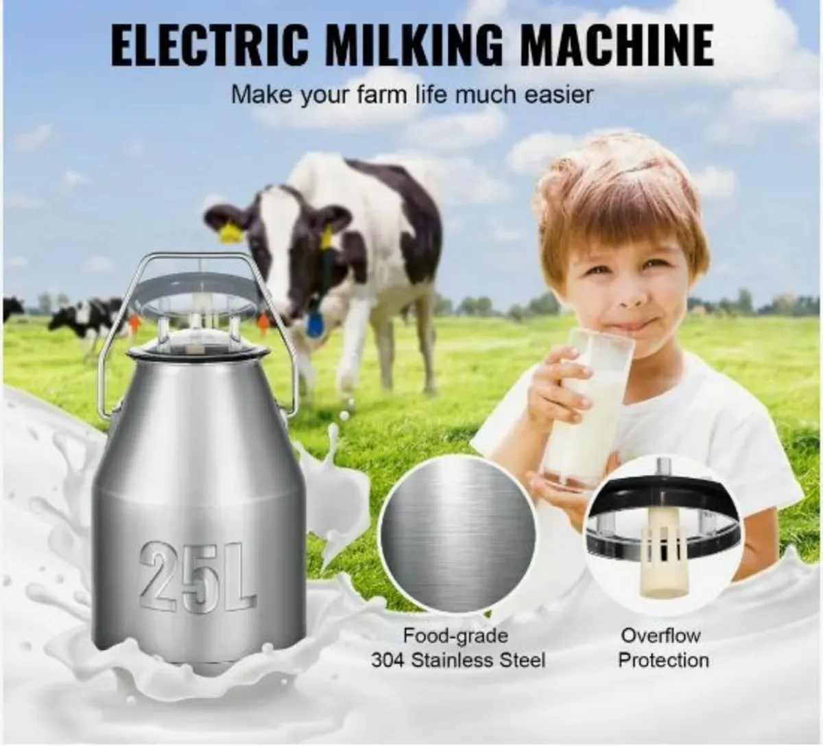 Electric Cow Milking Machine Milking - Image 2